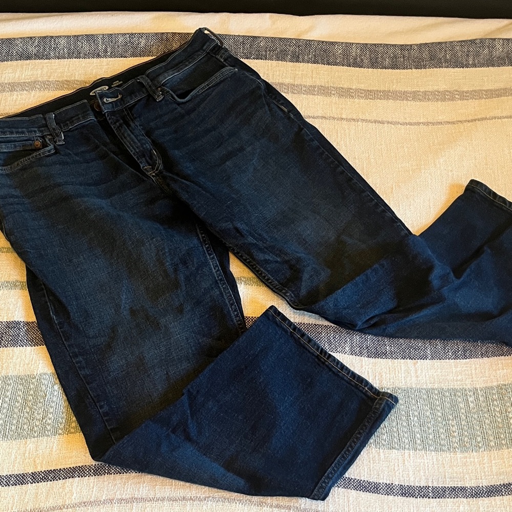 Old Navy Men's Deep Indigo Loose built in flex 34 x 30